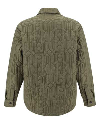 Shop Palm Angels Jacket In Green