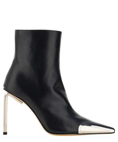 Shop Off-white Heeled Boots In Black