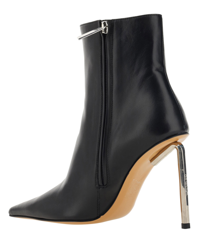 Shop Off-white Heeled Boots In Black