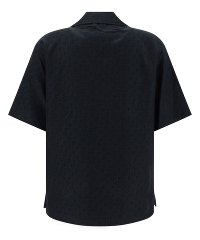 Shop Off-white Short Sleeve Shirt In Black