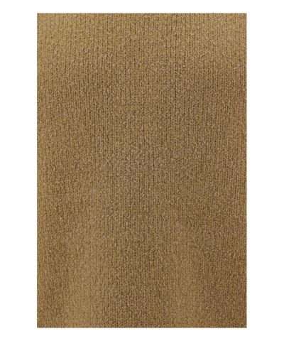 Acne Studios Crew-neck Sweater In Wool And Cotton In Brown