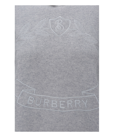Shop Burberry Cristiana Hoodie In Grey