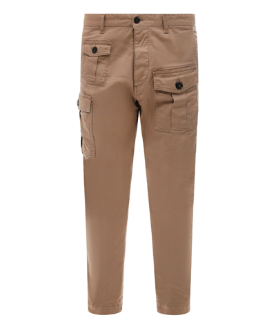 Shop Dsquared2 Sexy Cargo Trousers In Brown