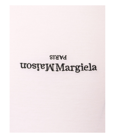 Shop Maison Margiela T-shirt In White