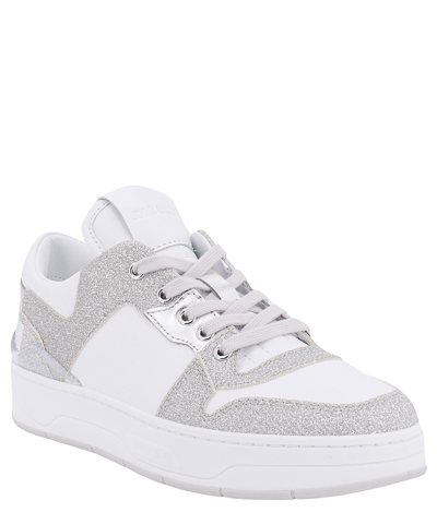 Shop Jimmy Choo Florent Sneakers In White