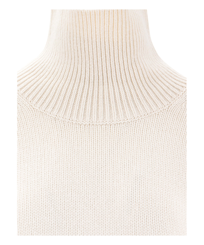 Shop Chloé Roll-neck Sweater In Beige