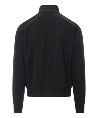 Shop Courrèges Zip-up Sweatshirt In Black