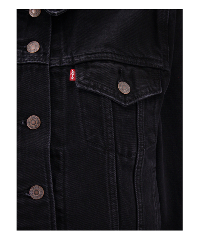 Shop Levi's Denim Jacket In Black
