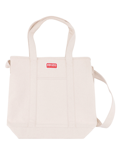 Shop Kenzo Tote Bag In Beige