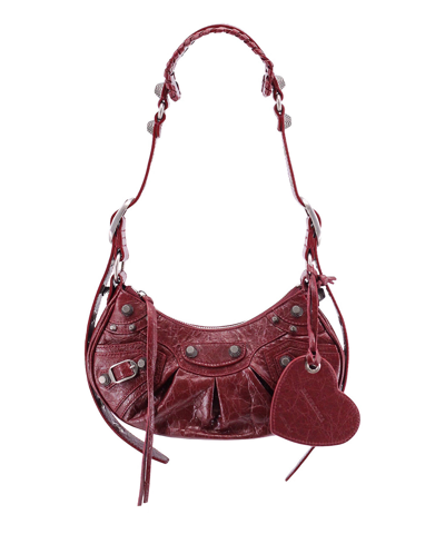 Shop Balenciaga Le Cagole Xs Shoulder Bag In Red