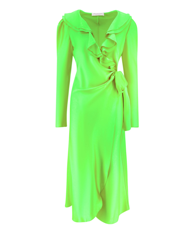 Shop Philosophy Di Lorenzo Serafini Midi Dress In Green