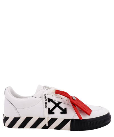 Shop Off-white Vulcanized Low Sneakers In White