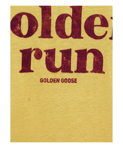 Shop Golden Goose T-shirt In Yellow