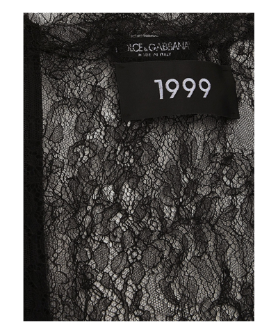Shop Dolce & Gabbana Midi Skirt In Black