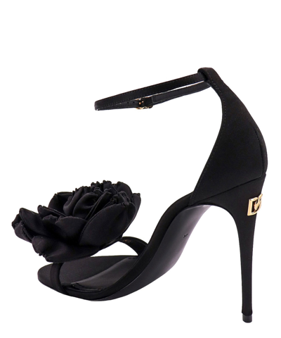 Shop Dolce & Gabbana Heeled Sandals In Black