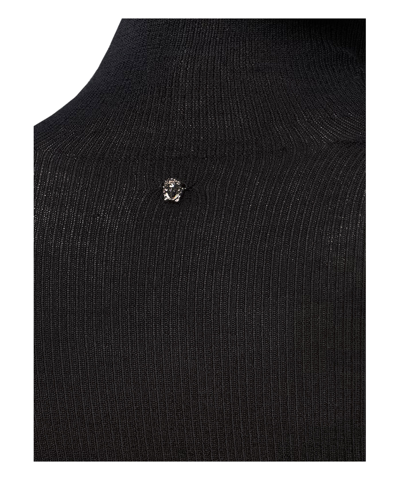 Shop Versace Roll-neck Sweater In Black