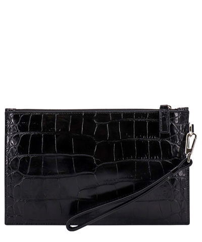 Shop Versace Pouch In Black