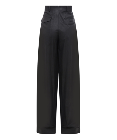 Shop Ann Demeulemeester Trousers In Black