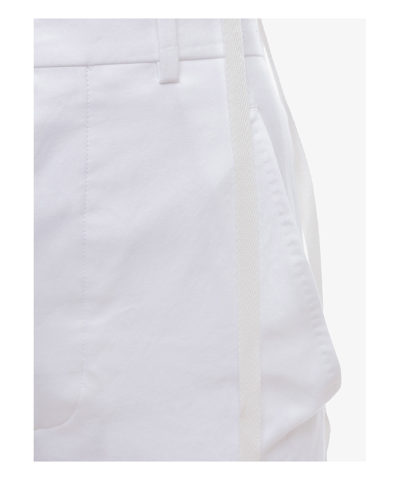 Shop Ann Demeulemeester Trousers In White