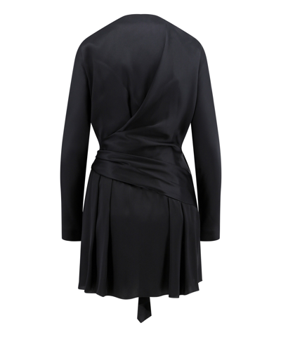 Shop Alberta Ferretti Mini Dress In Black
