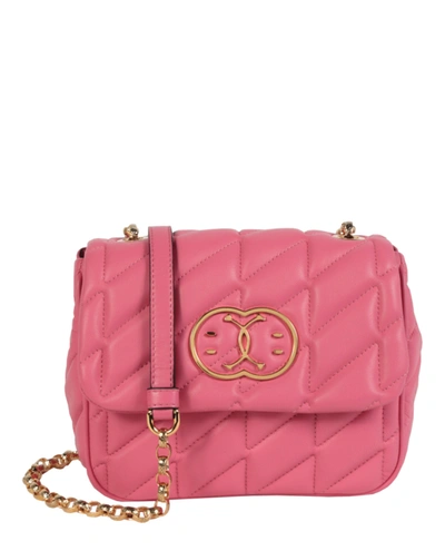 Shop Moschino Quilted Shoulder Bag In Pink
