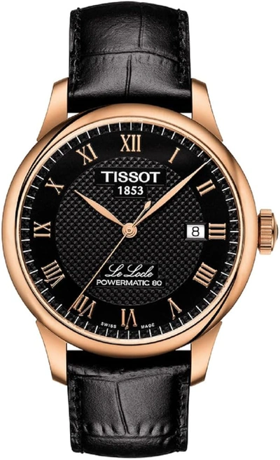 Shop Tissot Men's T0064073605300 Le Locle Automatic Watch In Black
