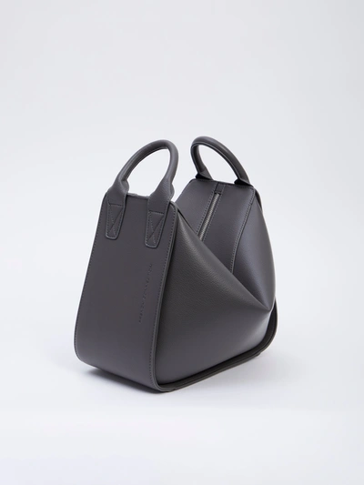 Shop French Connection Jeenna X City Shopper Bag Charcoal In Grey
