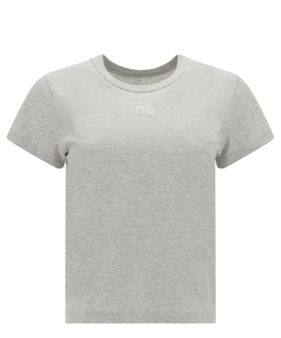 Shop Alexander Wang T-shirt In Grey