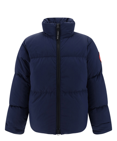 Shop Canada Goose Lawrence Down Jacket In Blue