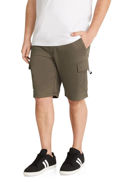Johnny Bigg Nelson Cargo Shorts In Khaki