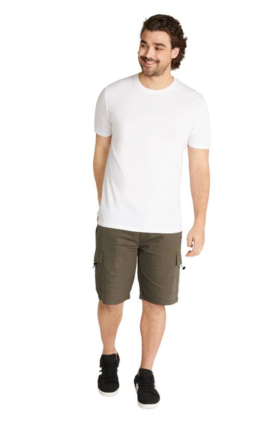 Shop Johnny Bigg Nelson Cargo Shorts In Khaki