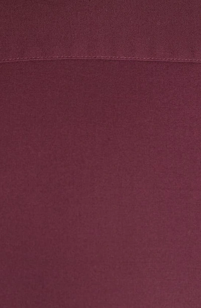 Shop Johnny Bigg Leo Solid Stretch Cotton Short Sleeve Button-up Shirt In Burgundy