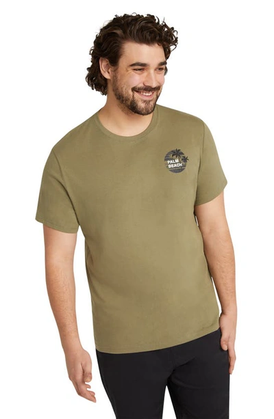 Shop Johnny Bigg Palm Beach Graphic T-shirt In Green