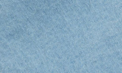 Lulus Chambray Skirted Romper In Light Wash