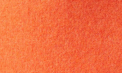 & Other Stories Off The Shoulder Long Sleeve Wool Blend Sweater Minidress In Orange