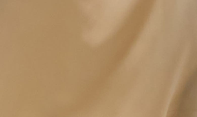 Asos Design Blouson Cutout Dress In Camel