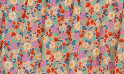 Billabong X Salty Blonde Free Love Maxi Skirt In Ditsy Floral Print - Part Of A Set-multi In Multi