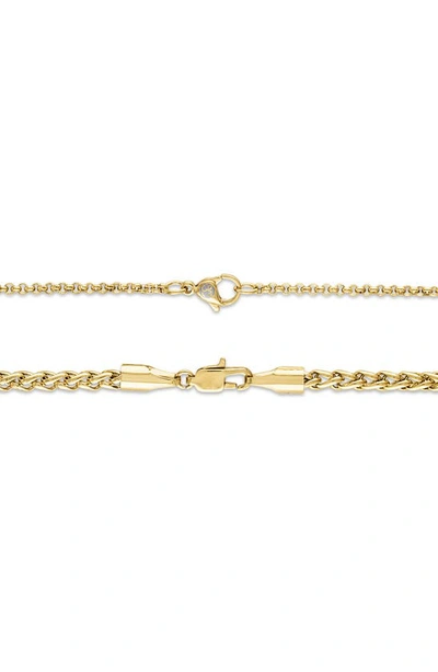 Esquire Set Of 2 Skull Pendant & Chain Necklaces In Gold