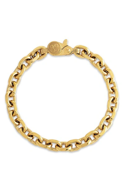 Shop Esquire Cable Chain Link Bracelet In Gold