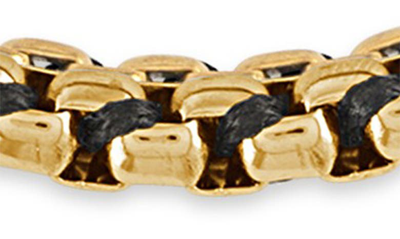 Esquire Chain & Cord Bracelet In Gold