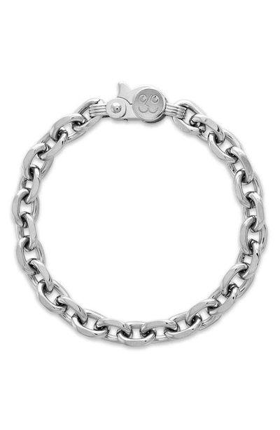 Shop Esquire Cable Chain Link Bracelet In Silver