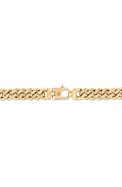 Shop Esquire Curb Chain Necklace In Gold
