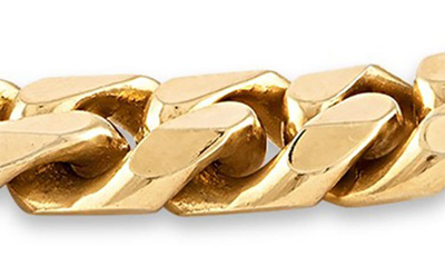 Shop Esquire Diamond Cut Curb Link Bracelet In Gold