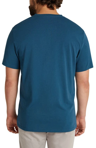 Shop Johnny Bigg Essential V-neck T-shirt In Petrol