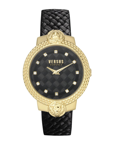 Shop Versus By Versace Women's Montorgueil Crystal Index Watch