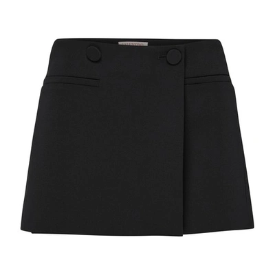 Shop Valentino Mini Skirt In Nero