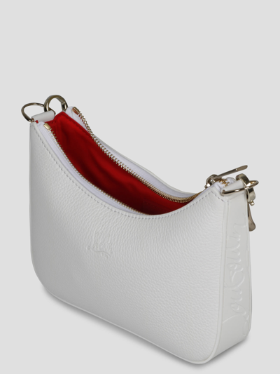 Shop Christian Louboutin Loubila Chain Mini Bag In White