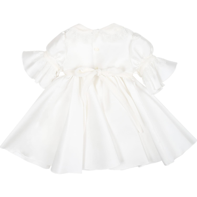 Shop La Stupenderia White Dress For Girl