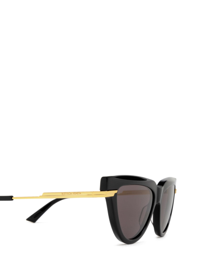 Shop Bottega Veneta Bv1265s Black Sunglasses