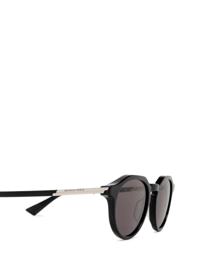Shop Bottega Veneta Bv1260s Black Sunglasses